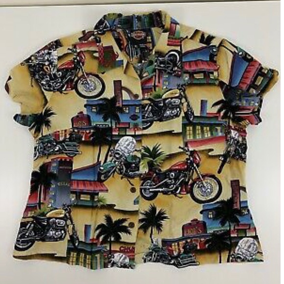 Women’s Hawaiian Harley-Davidson Shirt - Picture 3 of 9